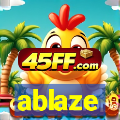 ablaze